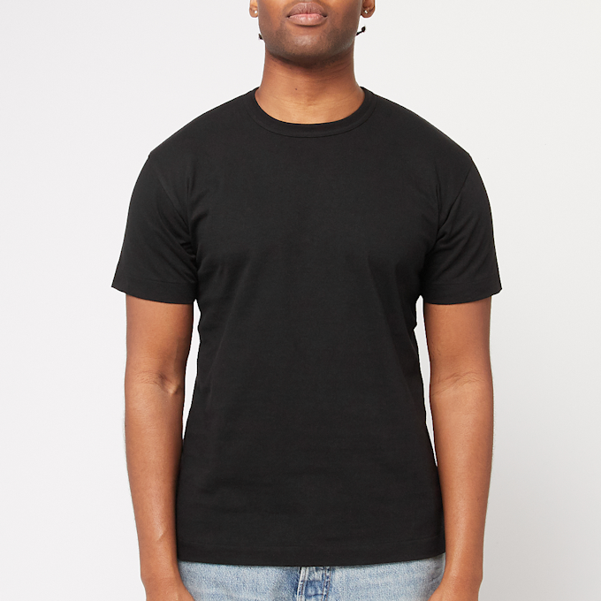 Comme des Garcons Play Small Red Heart Neck T-Shirt Black zwart 85442 2