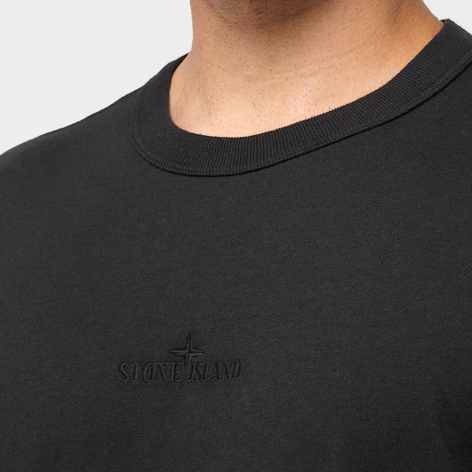 Stone Island Custom Slim Fit Jersey Crewneck T-Shirt schwarz 89159 5