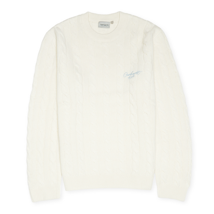 Carhartt WIP Signature Sweater white 90552 1