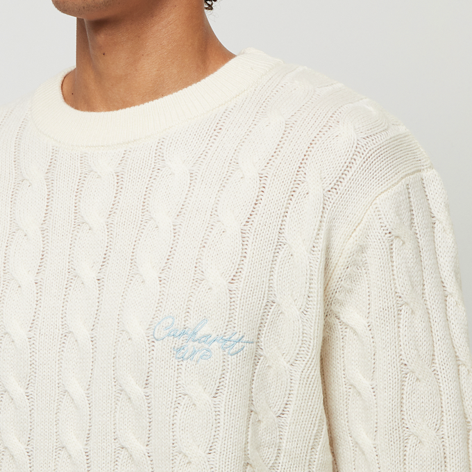 Carhartt WIP Signature Sweater weiß 90552 5