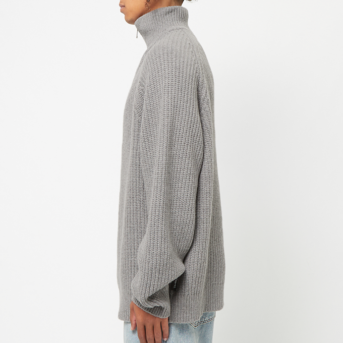 Buy Carhartt WIP Marlon Half Zip Sweater in grey | I033913-V6.XX at MBCY