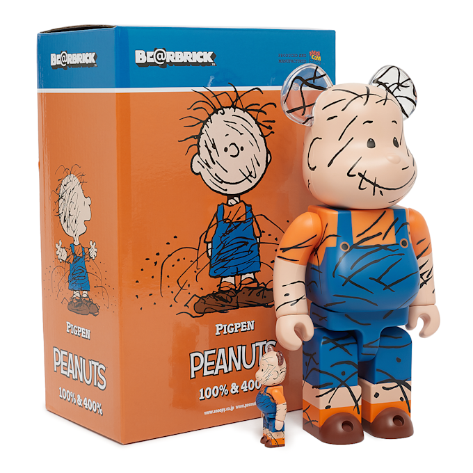 Medicom Bearbrick Pigpen 100% & 400% multi-colour 90707 4