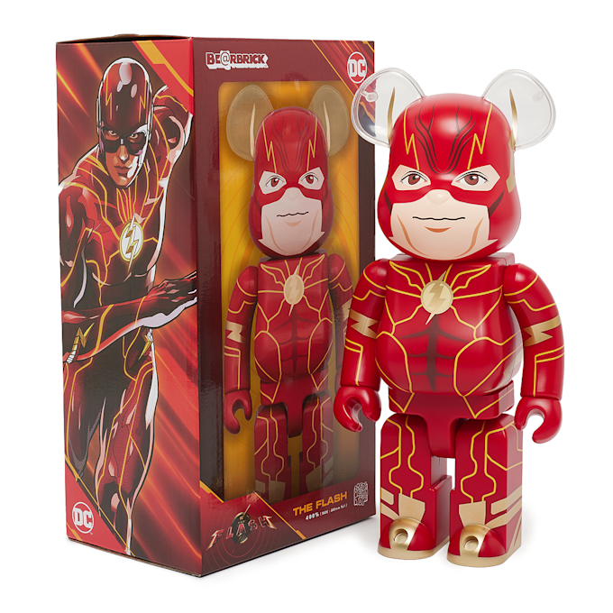 Medicom Bearbrick The Flash 400% red 89176 4