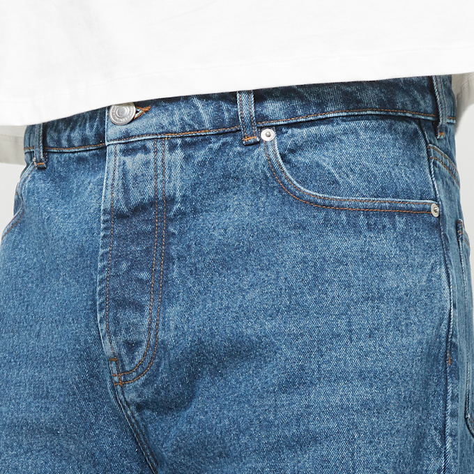 AMI PARIS Large Fit Jeans blauw 87245 6