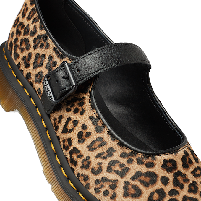Dr. Martens Wmns Elphie Mary Jane "Leopard Print" bruin 88406 7