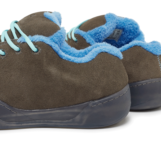 ERL Suede Vamp Skate Sneaker Leather bruin 89188 5