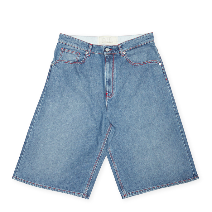 ERL Denim Indiana Skate Shorts Woven blau 89702 1