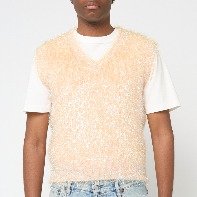 ERL Psyche Sleeveless Sweater Vest Knit beige 89703 2