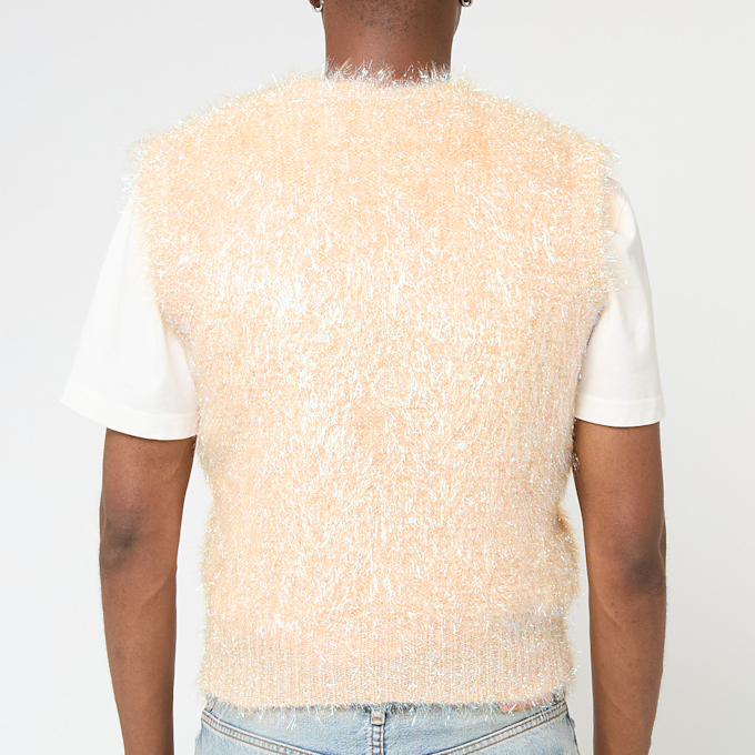 ERL Psyche Sleeveless Sweater Vest Knit beige 89703 4