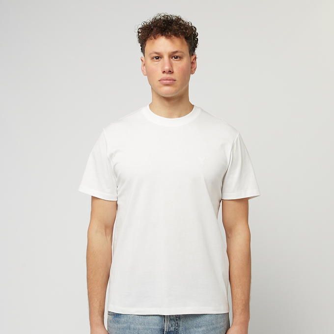 AMI PARIS T-Shirt Classic Tonal weiß 90358 2