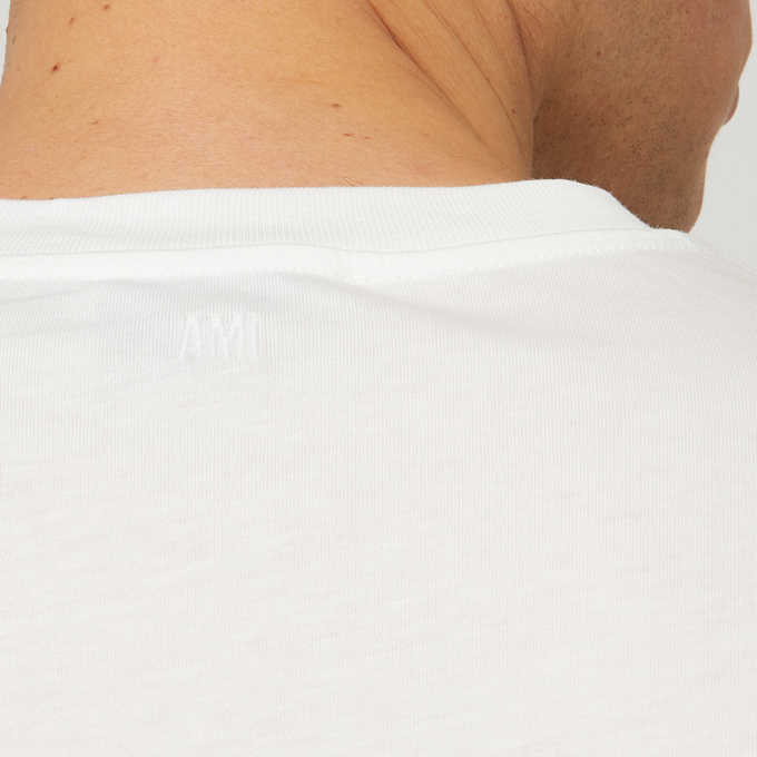 AMI PARIS T-Shirt Classic Tonal white 90358 6