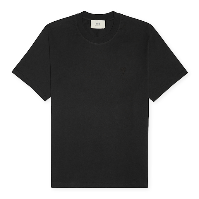 AMI PARIS T-Shirt Classic Tonal black 88412 1
