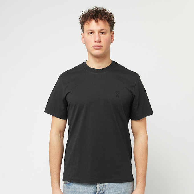 AMI PARIS T-Shirt Classic Tonal zwart 88412 2