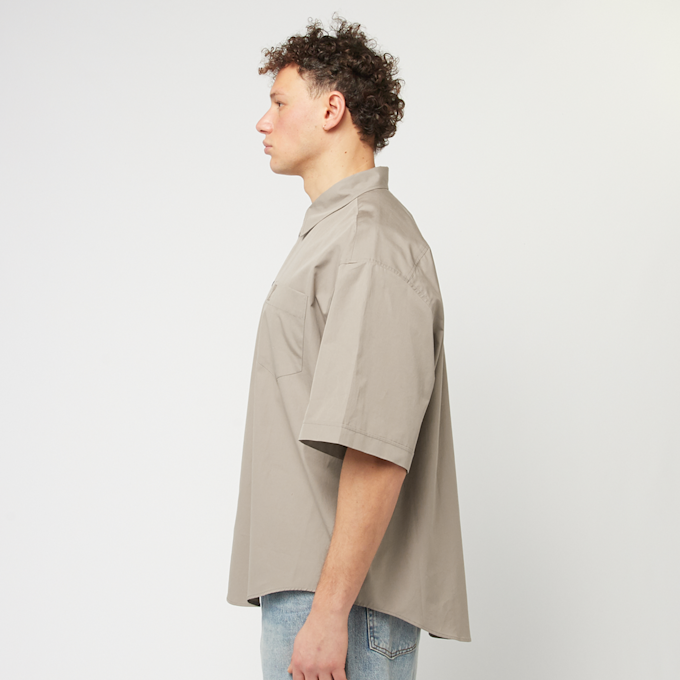 AMI PARIS Short Sleeve Boxy Shirt beige 87248 3