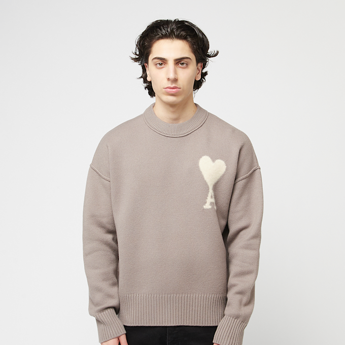 AMI PARIS Ami De Coeur Sweater beige 86064 2