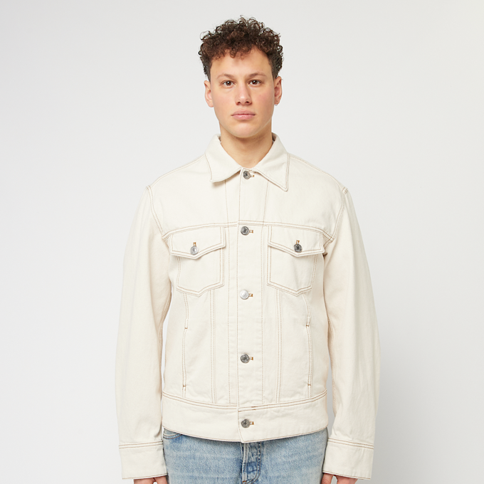 AMI PARIS Trucker Denim Jacket beige 85549 2