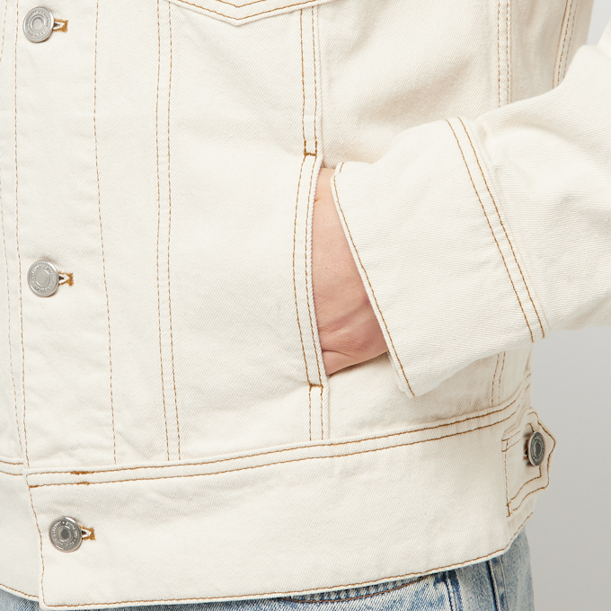 AMI PARIS Trucker Denim Jacket beige 85549 6