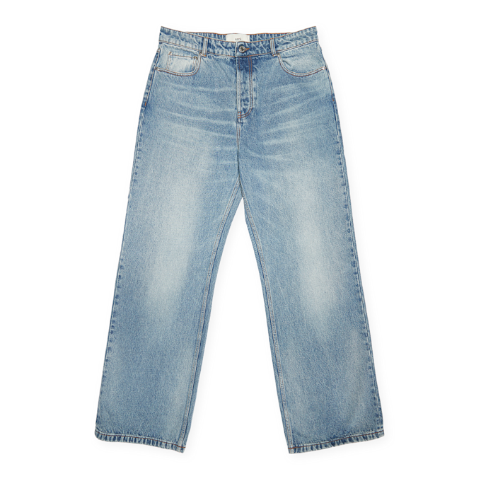 AMI PARIS Large Fit Jeans blauw 89707 1