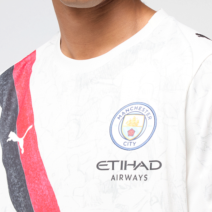 PUMA x KidSuper Manchester City FC Jersey Replica weiß 89713 5