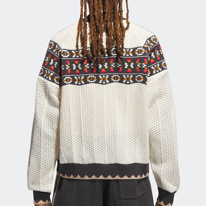 adidas Originals x Clot Superstar Knit Zipped Track Top beige 86351 3