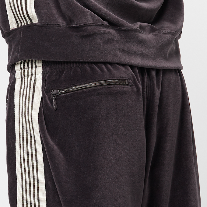 Needles Narrow Track Pant - C/PE Velour bruin 85945 6