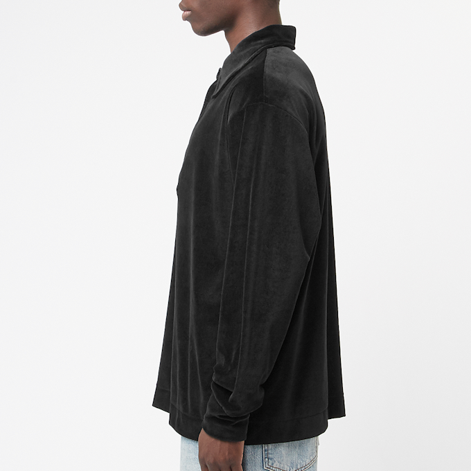 Needles Pullover Shirt Velour Jersey schwarz 88583 3