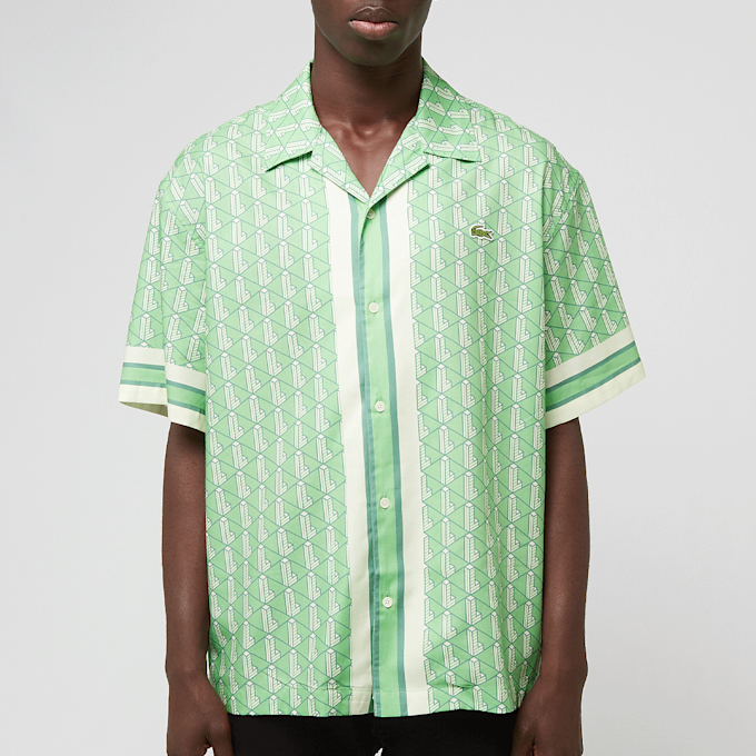 Lacoste Monogram Shirt grün 89205 2