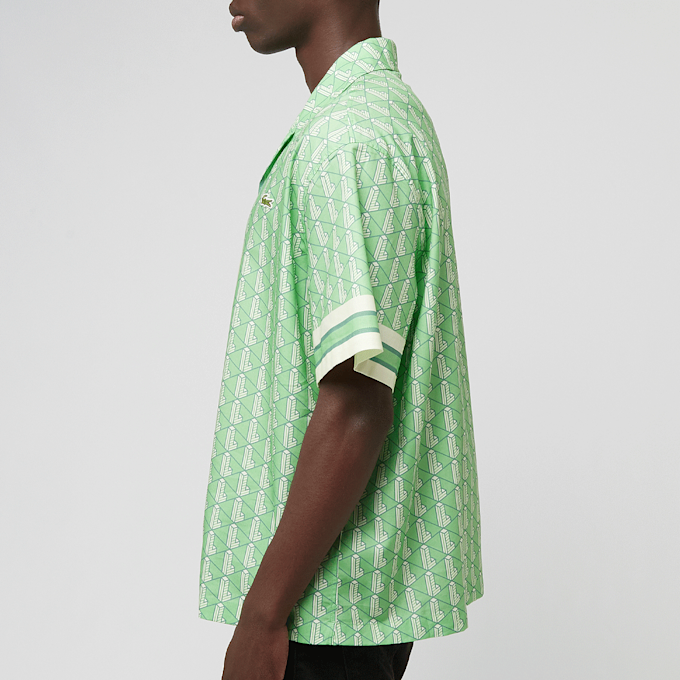 Lacoste Monogram Shirt groen 89205 3