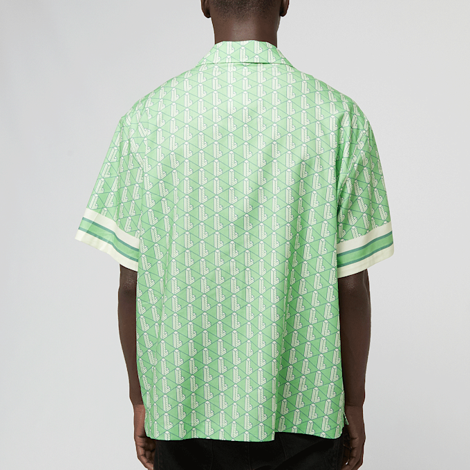 Lacoste Monogram Shirt grün 89205 4