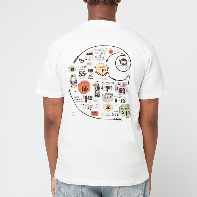 Carhartt WIP Catalogue C Logo T-Shirt wit 89213 4