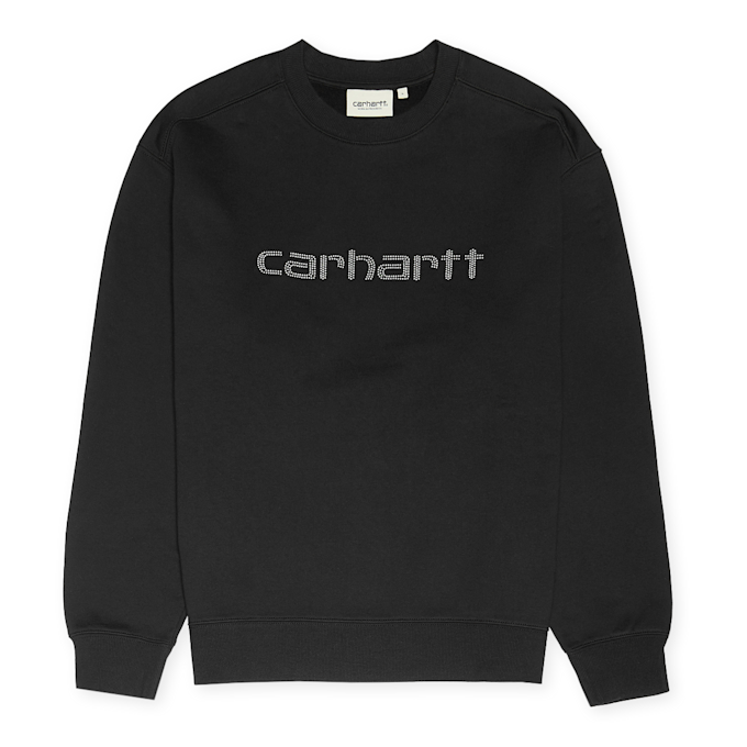 Carhartt WIP Wmns Rivet Script Sweatshirt zwart 85596 1