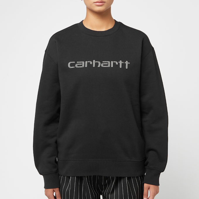 Carhartt WIP Wmns Rivet Script Sweatshirt black 85596 2