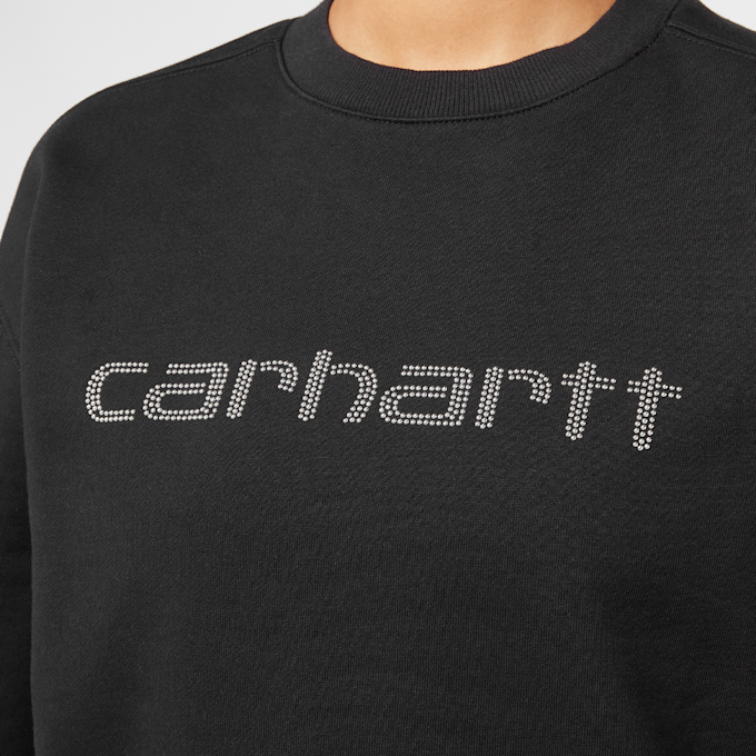 Carhartt WIP Wmns Rivet Script Sweatshirt zwart 85596 5