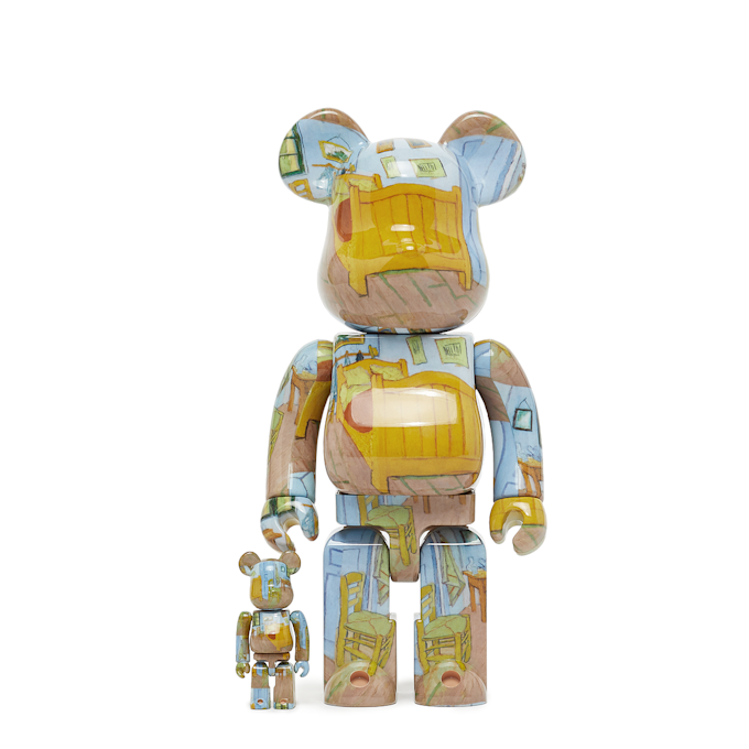 Medicom Bearbrick Van Gogh The Bedroom 100% & 400% multi-colour 90947 1