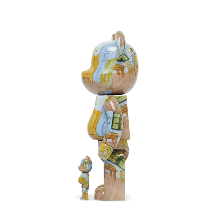 Medicom Bearbrick Van Gogh The Bedroom 100% & 400% multi-colour 90947 2