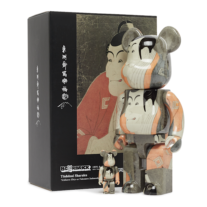 Medicom Bearbrick Boston Museum 100% & 400% multicolor 91036 4