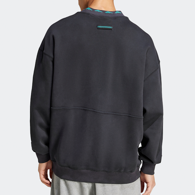 adidas Originals EQT Fleece Halfzip Sweatshirt zwart 88743 3