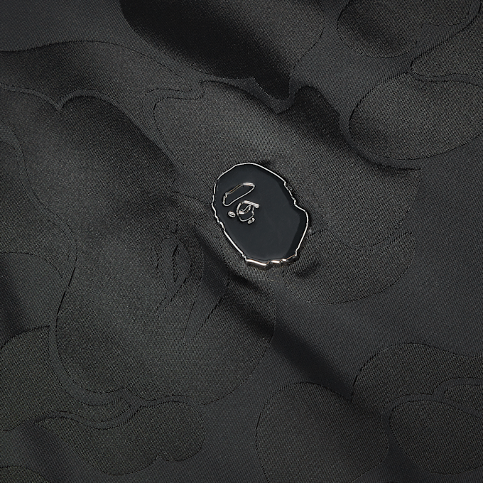 A Bathing Ape Solid Camo Jacquard Nylon Reversible Coach Jacket M brown 88770 7