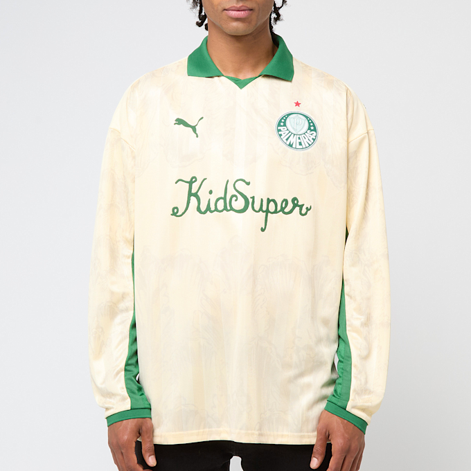 PUMA x KidSuper Palmeiras Longsleeve Retro Shirt beige 87306 2