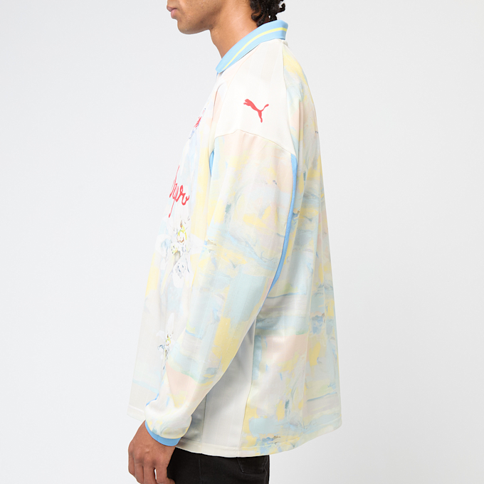 PUMA x KidSuper FC Red Bull Salzburg Longsleeve Retro Shirt beige 89221 3