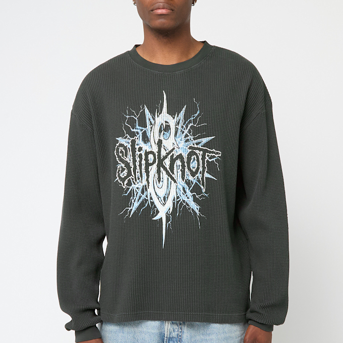 Pleasures x Slipknot Spit Thermal Long Sleeve groen 87746 2