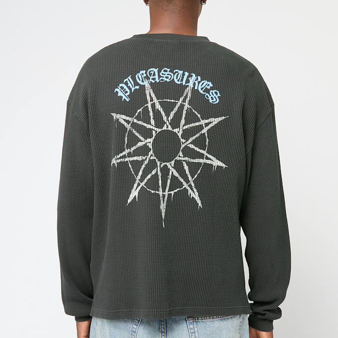 Pleasures x Slipknot Spit Thermal Long Sleeve groen 87746 4
