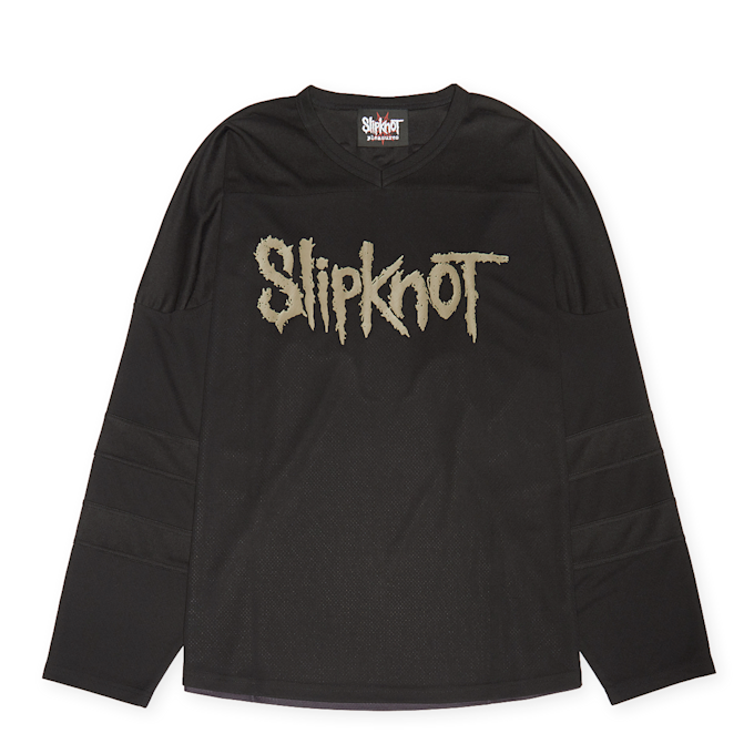 Pleasures x Slipknot X-Ray Hockey Jersey zwart 87757 1