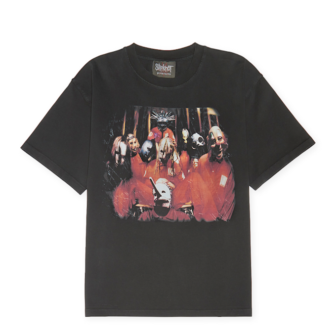 Pleasures x Slipknot Self Titled Heavyweight Shirt schwarz 89863 1