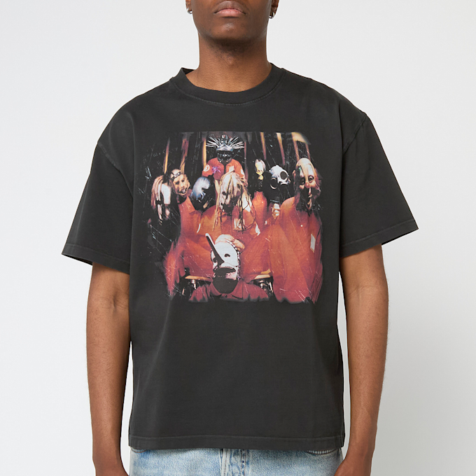 Pleasures x Slipknot Self Titled Heavyweight Shirt black 89863 2