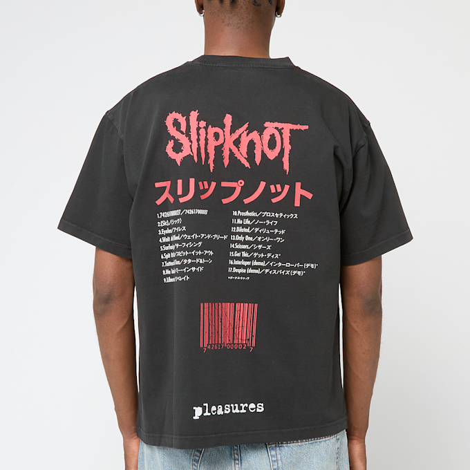 Pleasures x Slipknot Self Titled Heavyweight Shirt black 89863 4