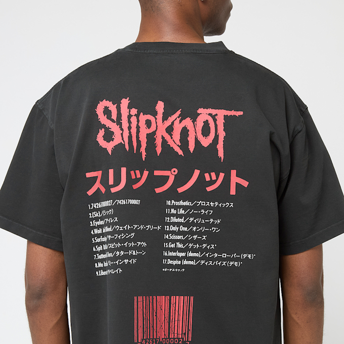 Pleasures x Slipknot Self Titled Heavyweight Shirt zwart 89863 5