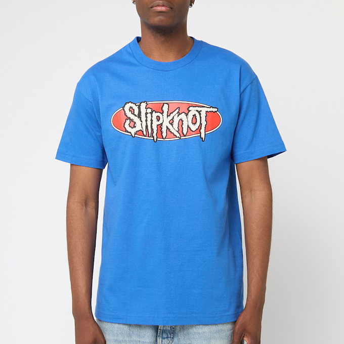 Pleasures x Slipknot Goat T-Shirt blau 88760 2