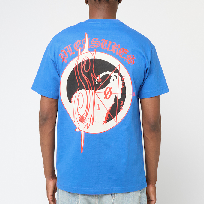 Pleasures x Slipknot Goat T-Shirt blauw 88760 4