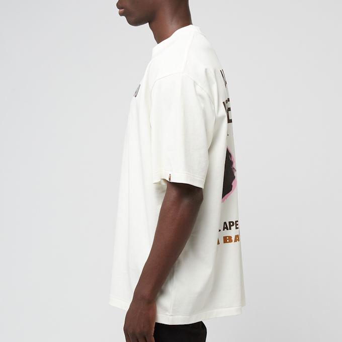 A Bathing Ape Slogan Relaxed Fit Tee beige 86325 3